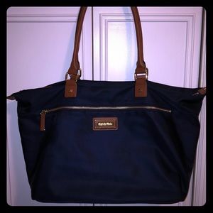 Navy nylon tote Calvin Klein purse. EUC